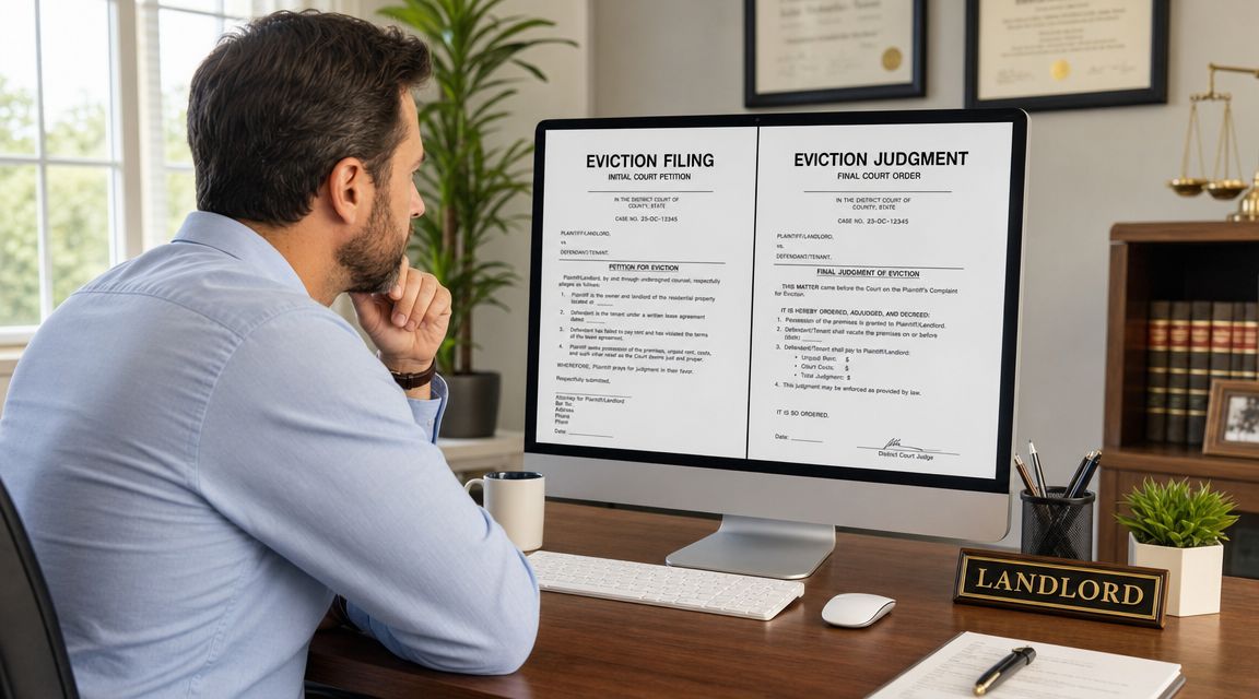 Eviction Filings vs Eviction Judgments What Landlords See